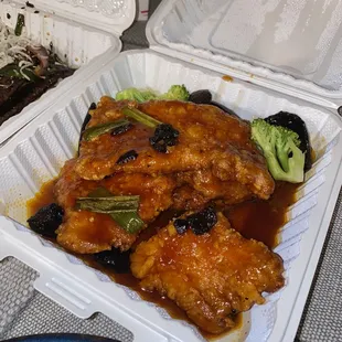 Chicken with Orange Flavor