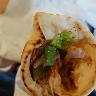 Chicken schawrma wrap