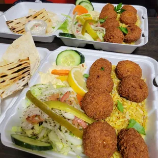 Falafel plate