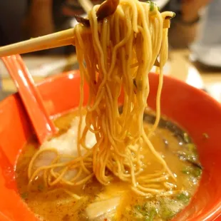 Bite of Spicy Red Ramen