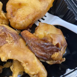 E17. Sweet and Sour Shrimp - burnt