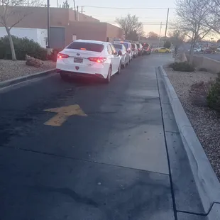 The line here at golden pride