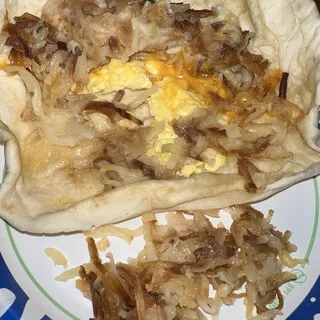 #3 Egg, Hash Browns & Cheese