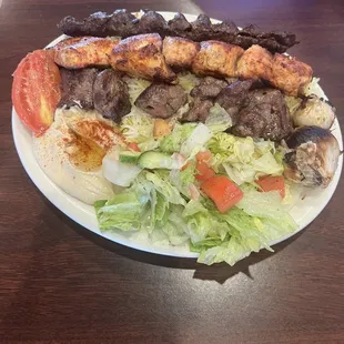 Triple Kabob Combo Plate