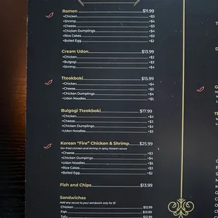 Menu April 2024