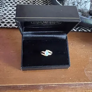 The opal ring I found-polished it still looks brand new -love it. Thanks Henry! See you soon!