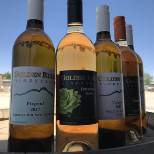 Whites and rosé from Golden Rule.