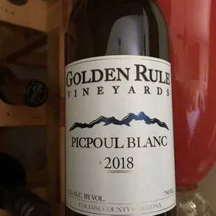 A closer look at the label.