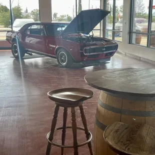 Chevrolet building tasting room