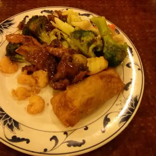 All you can eat buffet food!