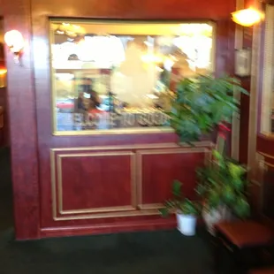 the interior of the restaurant