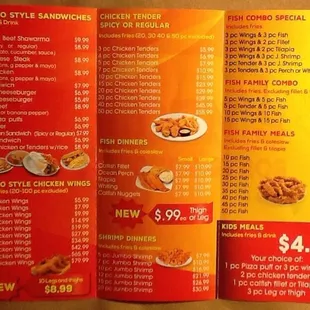Golden&apos;s, Menu, page 2. Dec 2018.