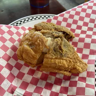 Chicken breast, brought out after the thigh