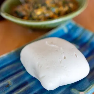 Fufu comes w/ Egusi