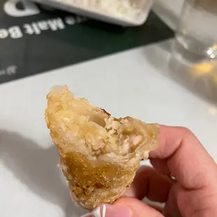 Inside the Vegan Taro Egg Rolls