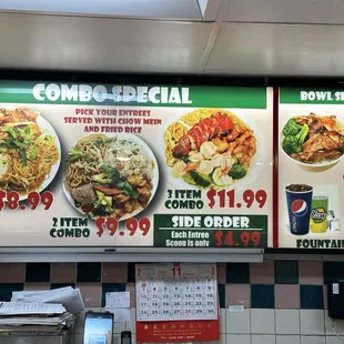menu, tacos