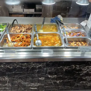 chicken wings and fried chicken, interior