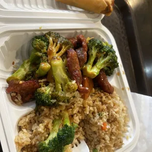 Combo #4 with Beef &amp; Broccoli