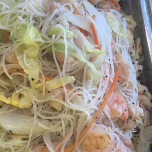 Shrimp and Chicken Rice Noodles - Employees Favorite