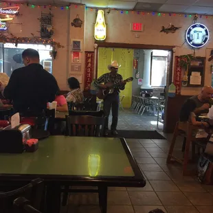 Live entertainment and quirky decor.