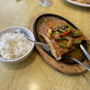 Panang Curry  Crispy Trout