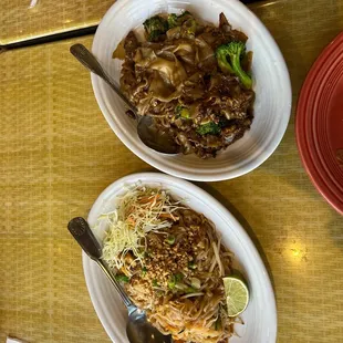 Pad t Phad Thai, Phad See Ew Lunch