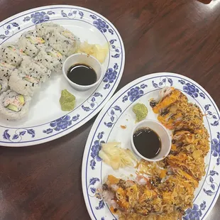 California Roll, Shrimp Tempura Roll