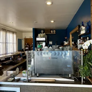 a woman at the counter