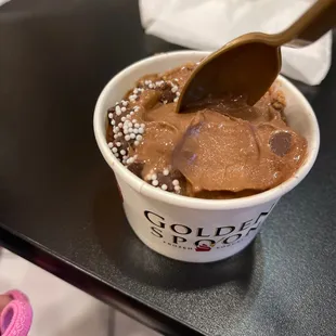 Chocolate yogurt