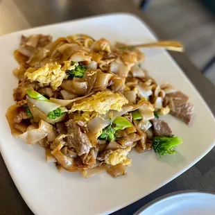 Beef Pad See Ew = $16