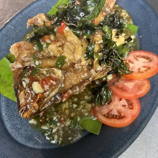 Spicy whole fish