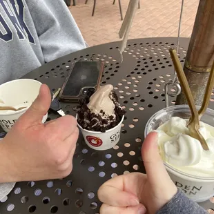 Julian was very friendly and welcomed us into the restaurant as our own home. We love golden spoon! Give my man a raise