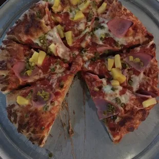 Hawaiian Pizza w Jalapeños
