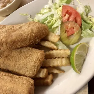Fried Fish Plate.