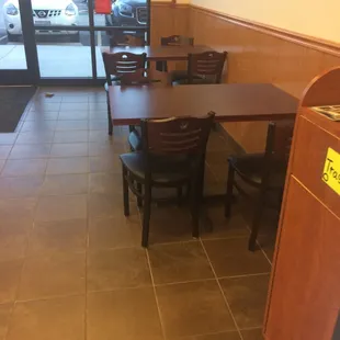 Limited in store seating.  16 seats.