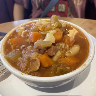 Vegetable beef soup