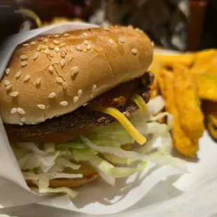 Chilli Cheddar Burger