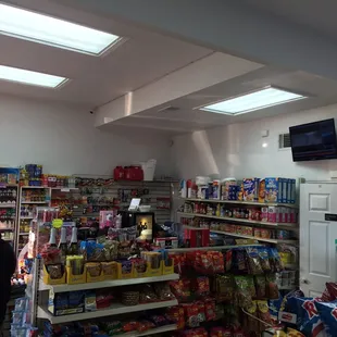 a woman in a grocery store