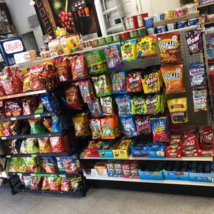 More snacks and chips come see youre self