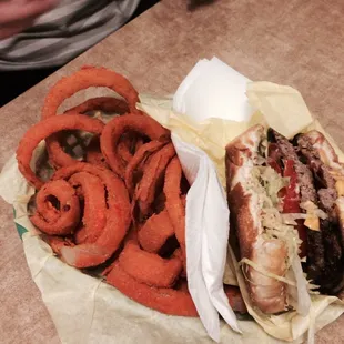 These onion rings were disgusting!