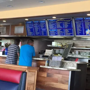 sushi and sashimi, interior