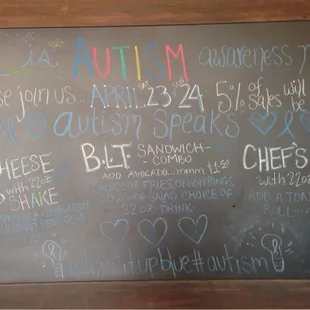 April 23rd &amp; 24th, 5% of sales will be donated to Autism Speaks