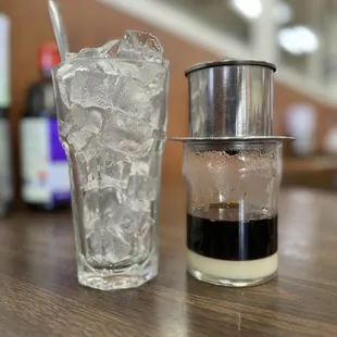 Vietnamese Drip Coffee + ice