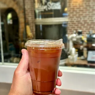 Thin Mint Cold Brew - cold brew * chocolate ganache * mint syrup