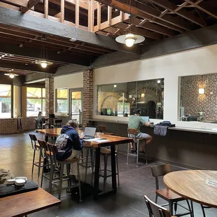 Lots of places to study and work.