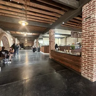 Entrance and coffee counter