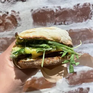 Pastrami Breakfast Sandwich