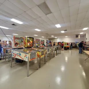 Pinball machines (free play at event)