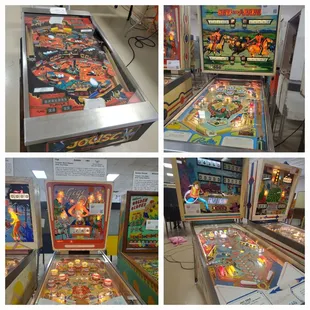 Pinball machines (free play at event)