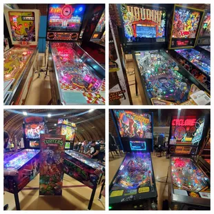 Pinball machines (free play at event)